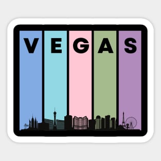 Las Vegas Travel Vibes Tee! Sticker